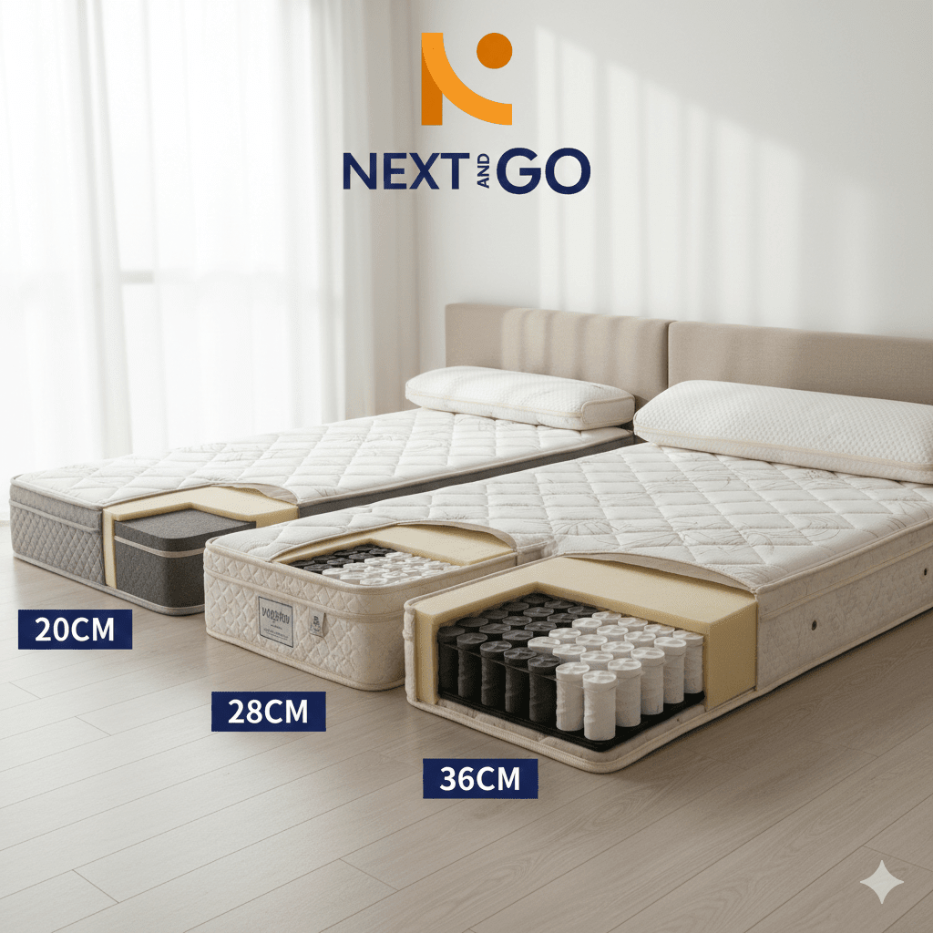 Best mattress height | Is a high mattress really better? - Nexttgo.com