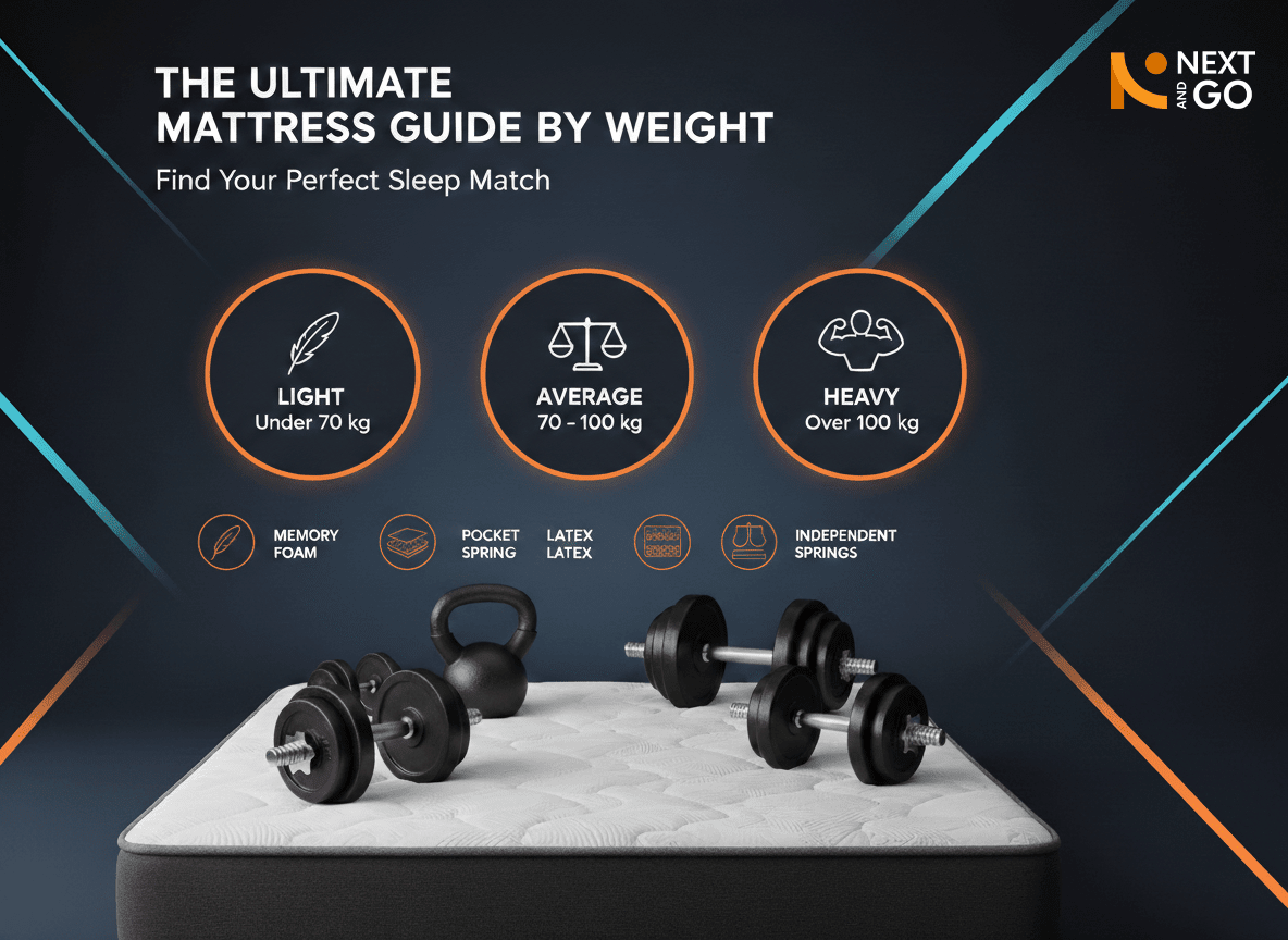 Best mattress for your weight: The complete guide to choosing the right mattress for you - Nexttgo.com