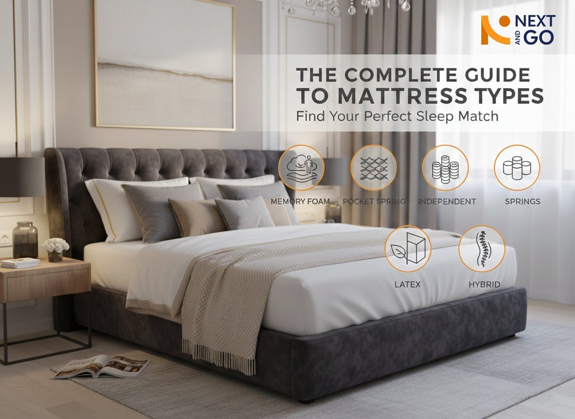 The complete guide to types of mattresses and the features of each type - Nexttgo.com