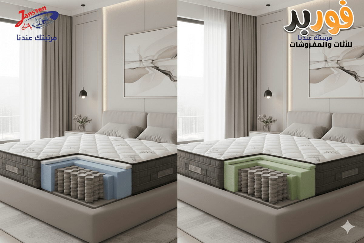 A comprehensive comparison between Yansen mattresses and Forbed: Which is the better mattress in Egypt? - Nexttgo.com