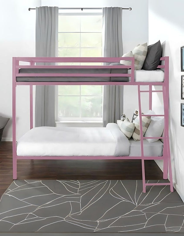 MDF wood bed with blue velvet