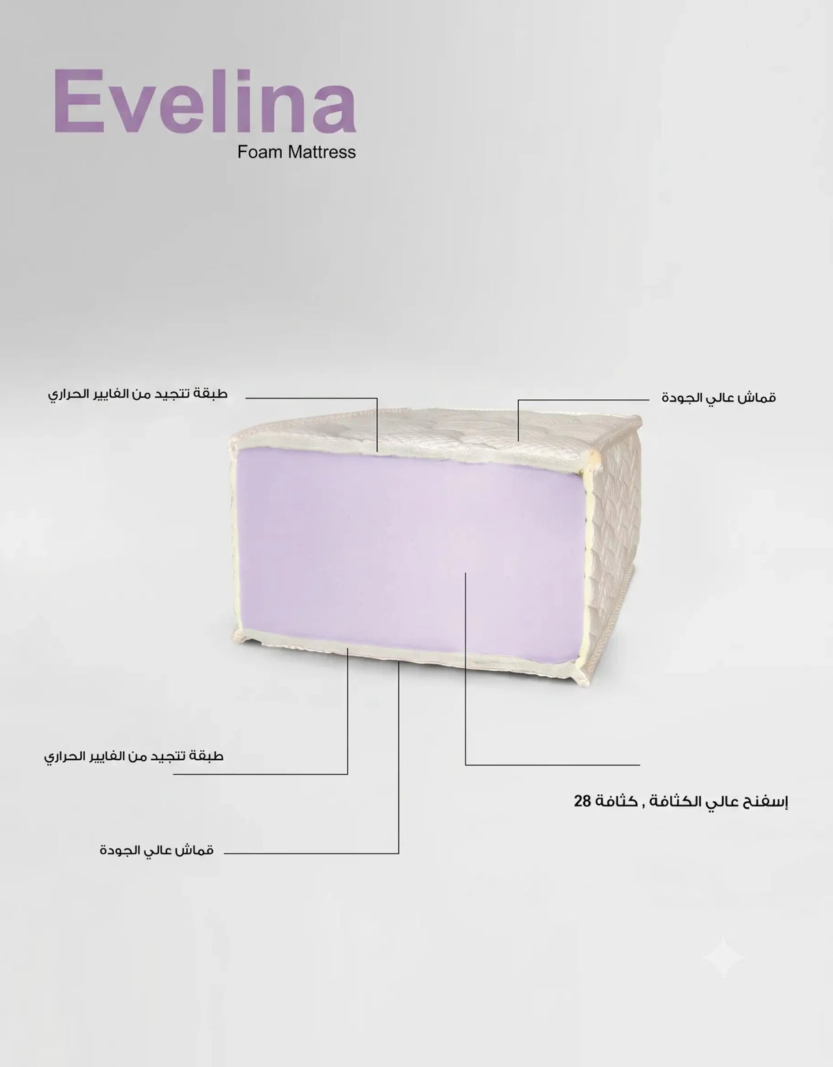 15 cm - Al-Mamoun Evelina mattress