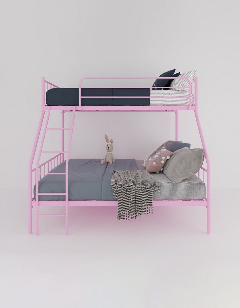 سرير بطابقين ستيل 180×140×203 سم - زهري كود Bunkbed13004 _
