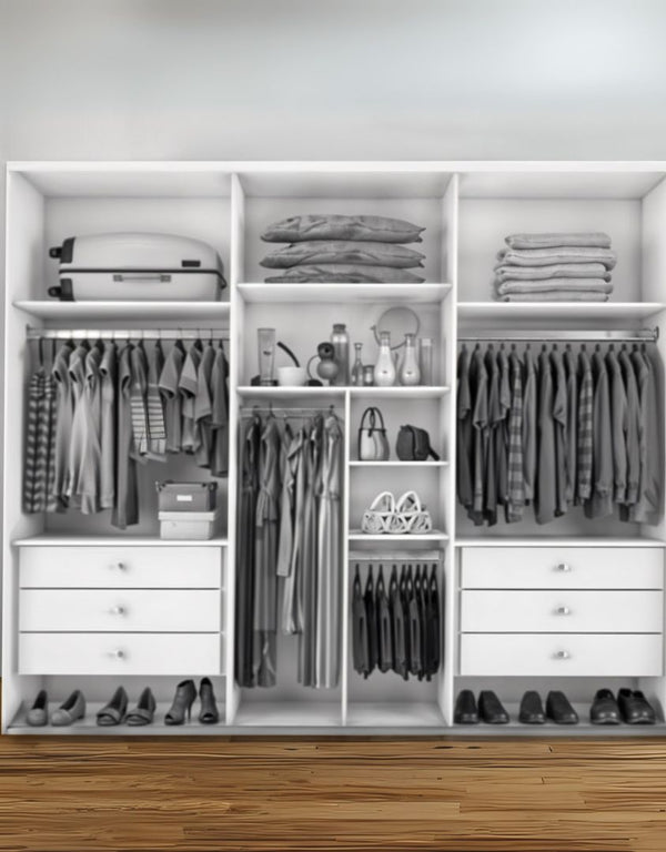 دريسنج ام دي اف ابيض -  200× 240× 200×50  سم كود Dressing15016