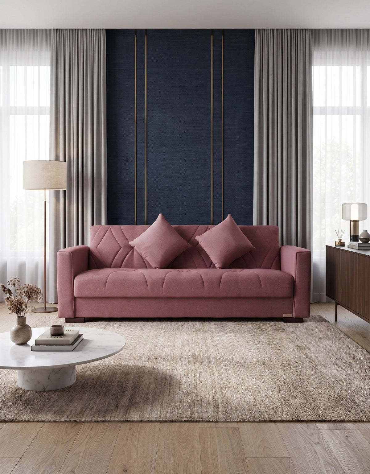 2020 صوفا بد الدورا كاشمير كنبة سرير - اثاث _ sofa bed