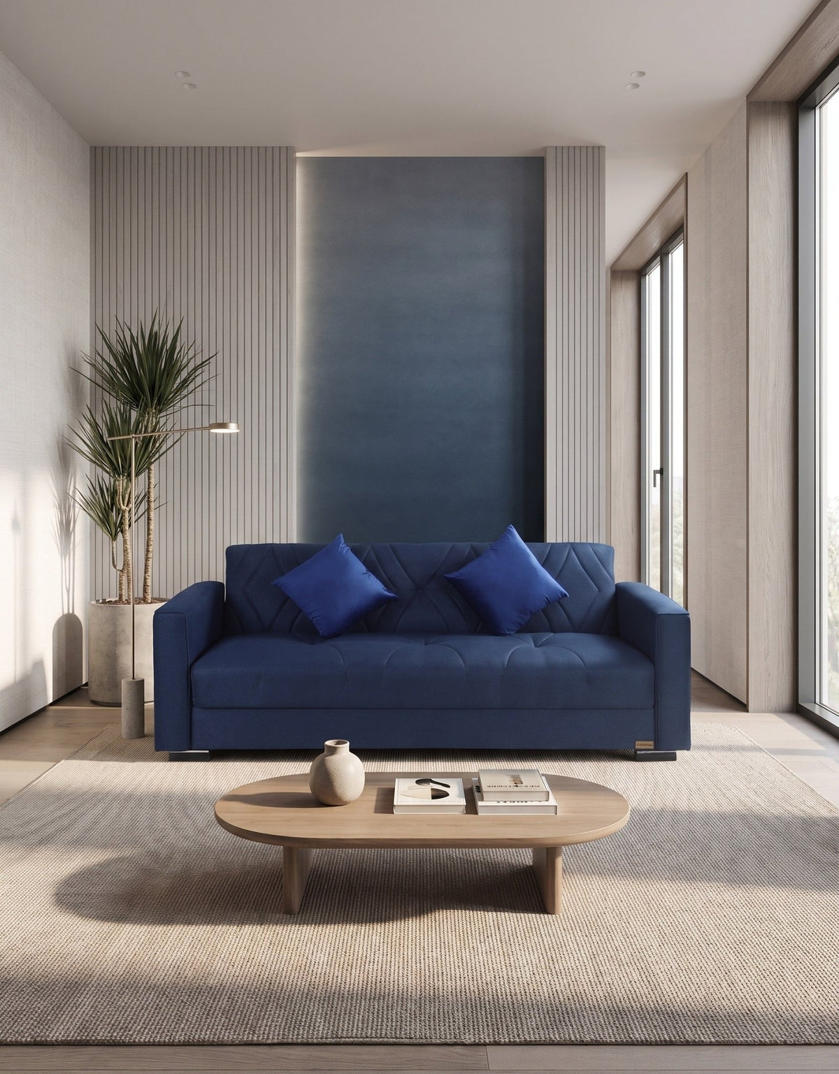 2020 صوفا بد الدورا كحلى كنبة سرير - اثاث _ sofa bed