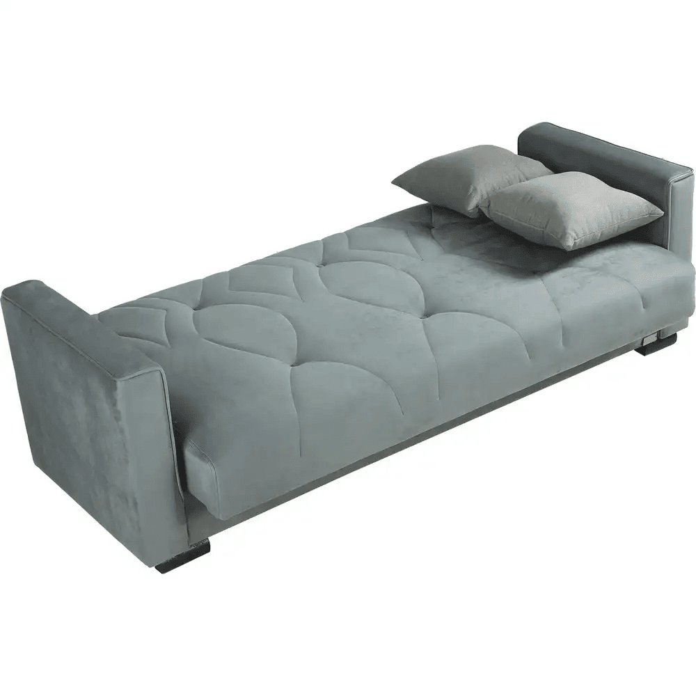 2020 صوفا بد الدورا رمادى فاتح كنبة سرير - اثاث _ sofa bed