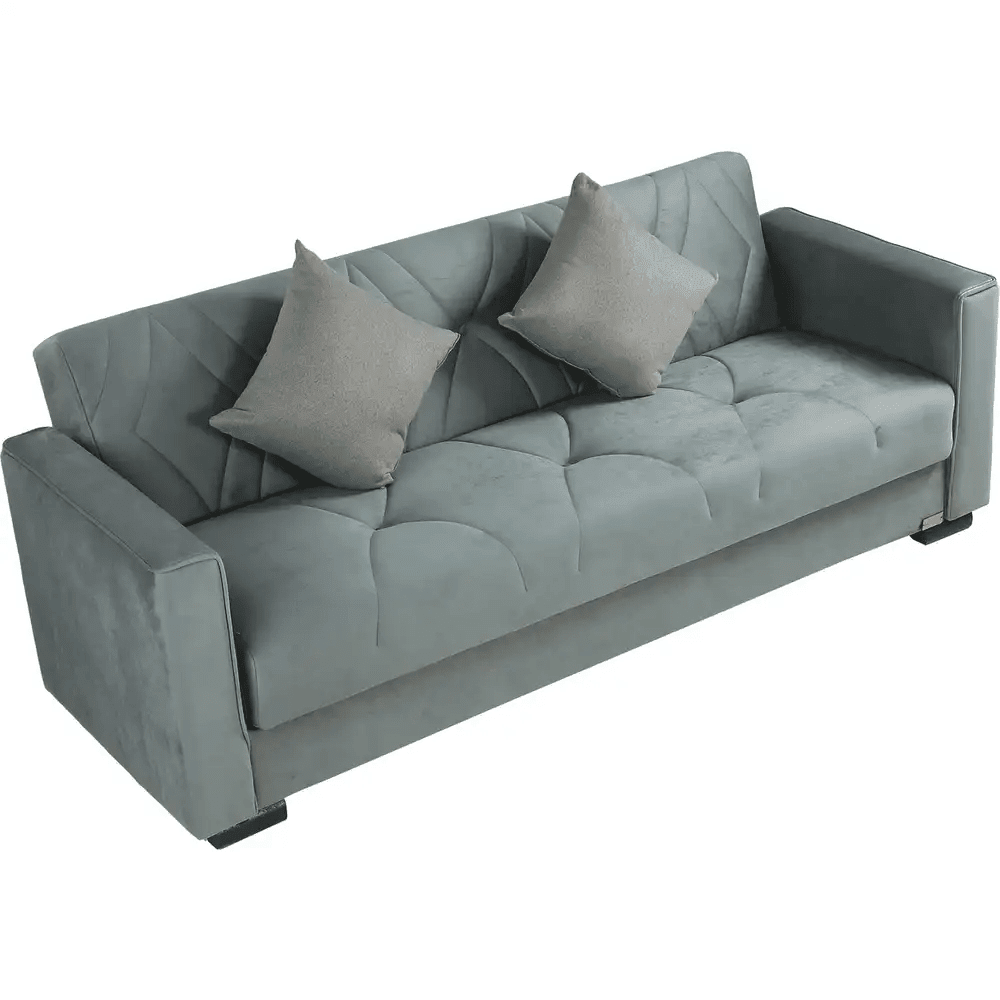 2020 صوفا بد الدورا رمادى فاتح كنبة سرير - اثاث _ sofa bed