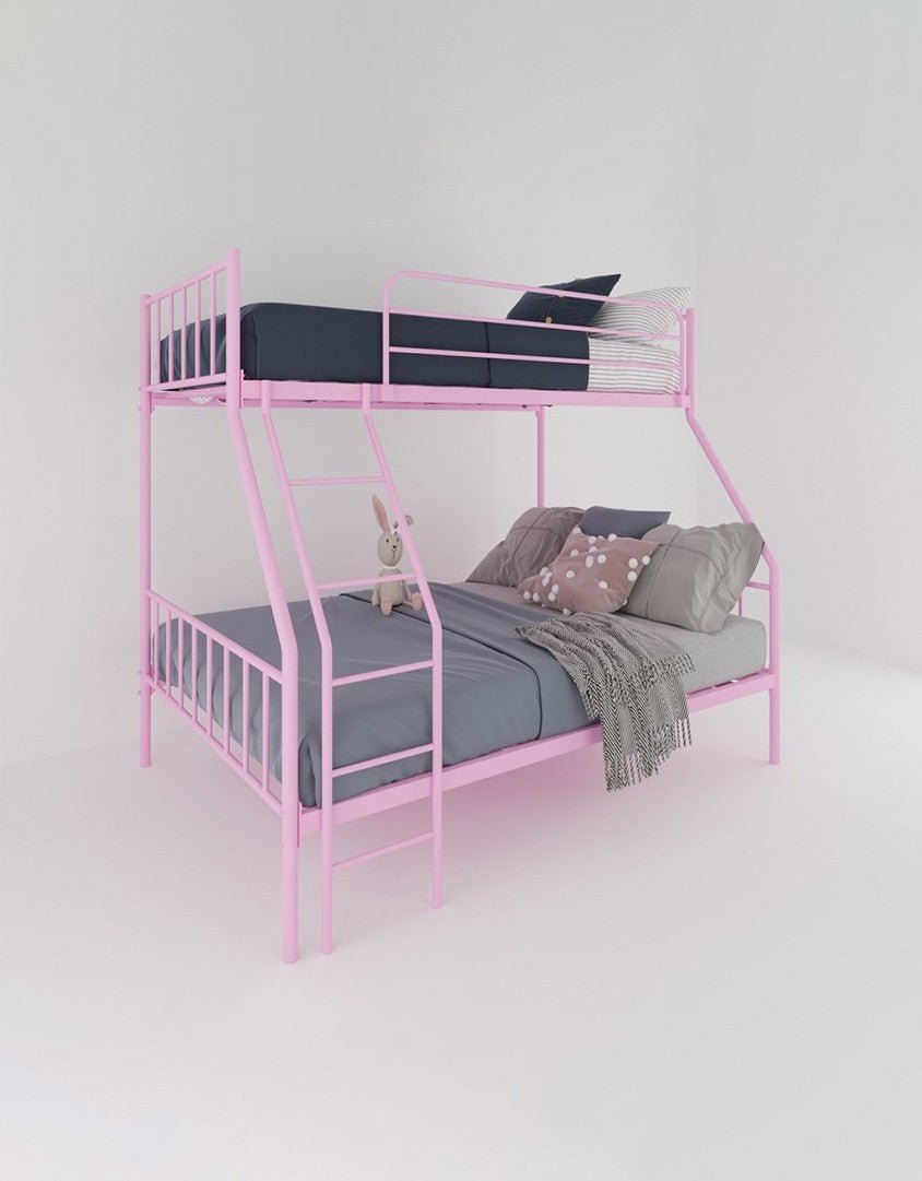 سرير بطابقين ستيل 180×140×203 سم - زهري كود Bunkbed13004 _