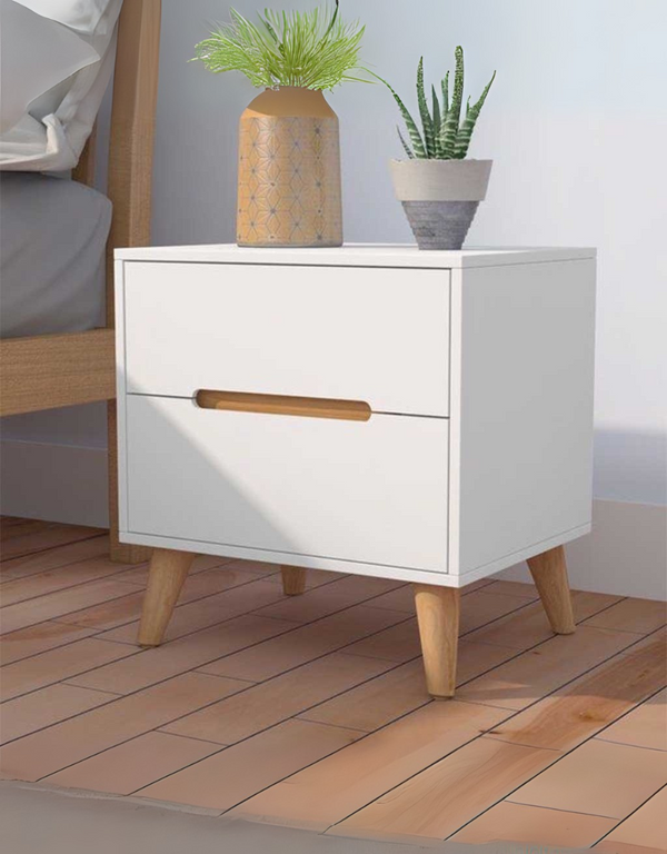 كومود ميلامين أبيض - 40×40×40×34 سم كود Commode14007