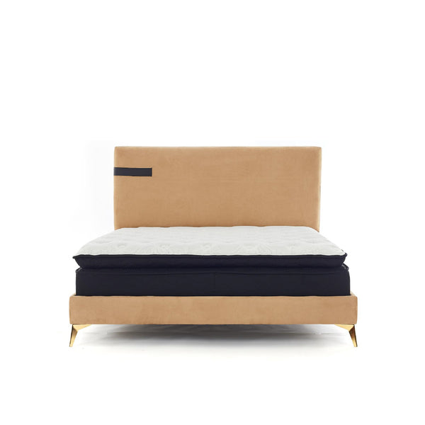 Beige mattress bed from Jansen