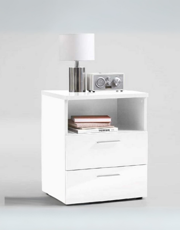 كومود خشب إتحاد أوربي أبيض - 50×40×35 سم كود Commode14011