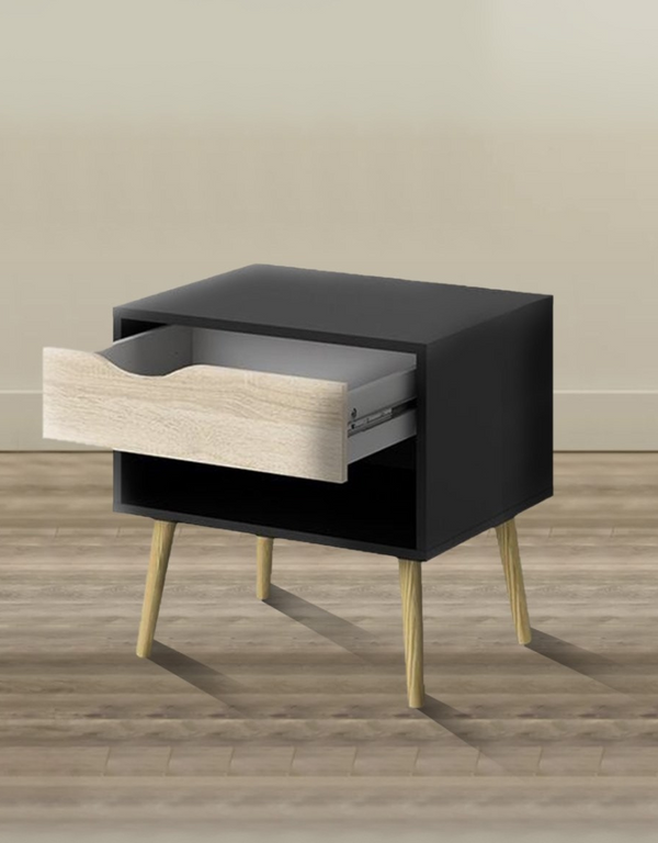 كمود 50×40×50 سم - بيج وأسود كود Commode14017