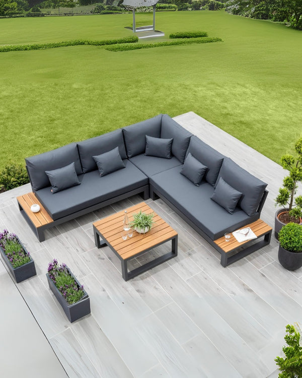 outdoor furniture seating set for the garden