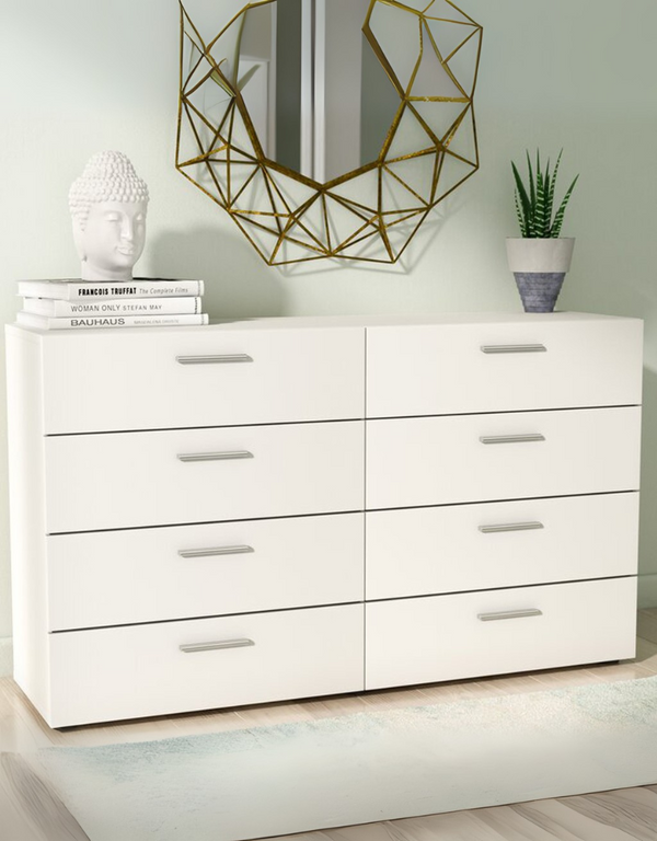 وحدة أدراج ام دي اف أبيض - 80 × 40 × 120 سم كود Drawer-unit16012