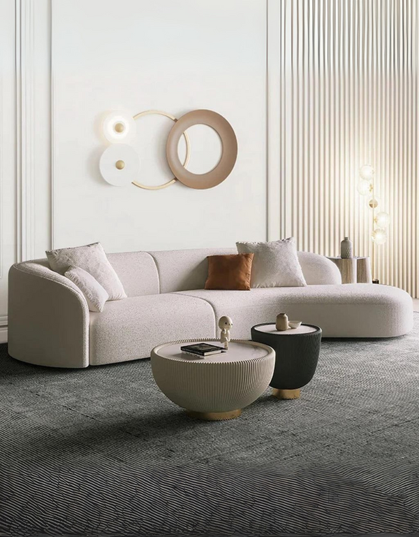 كنبة ركنة خشب زان أحمر و قماش فوطة كود sofa10049