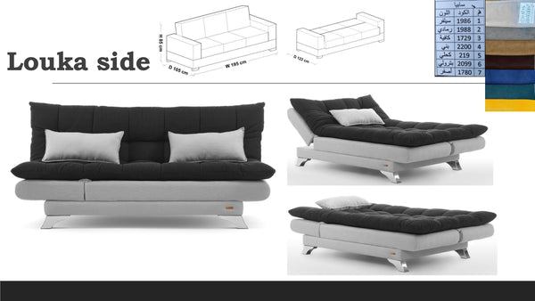 Janssen Luca Side Sofa Bed
