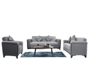 Light gray Dura Liva sofa _ living room