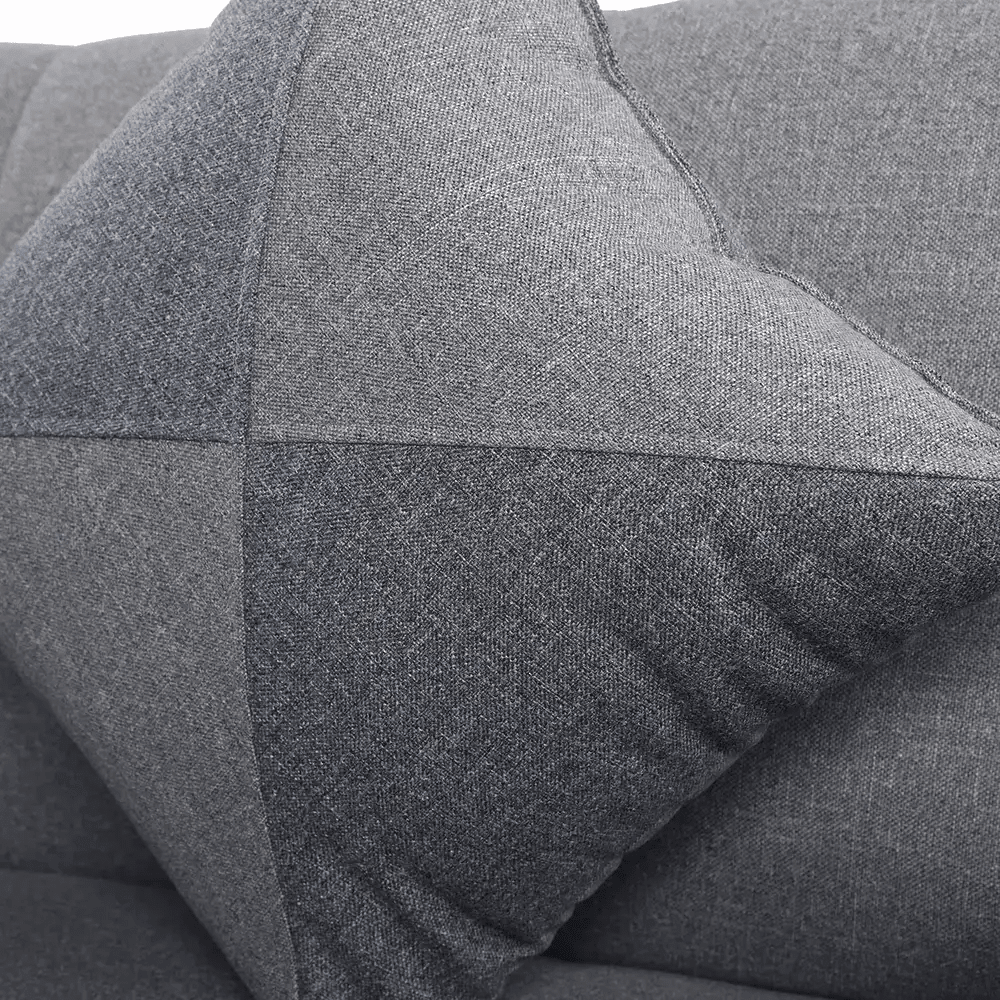 Light gray Dura Liva sofa _ living room