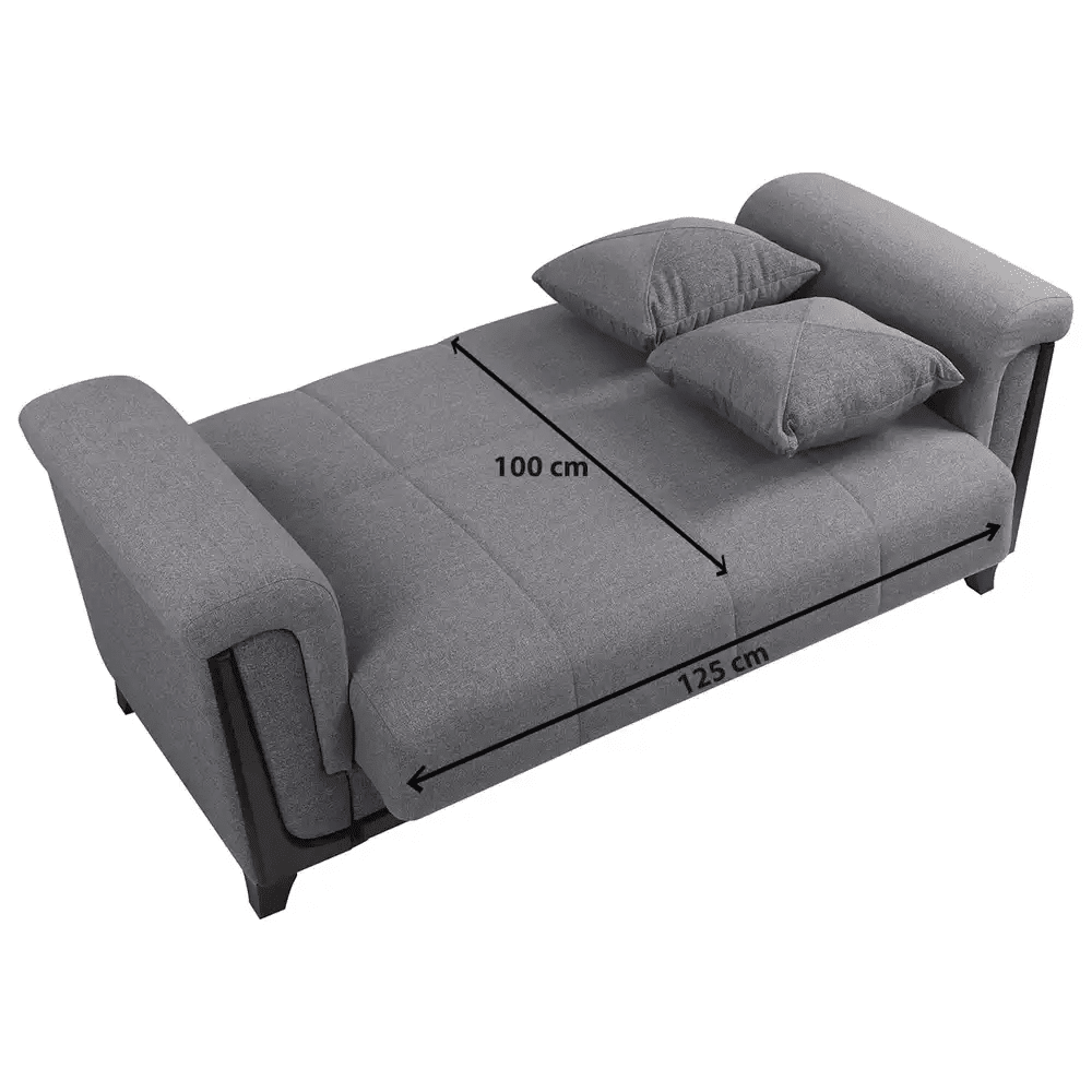 Light gray Dura Liva sofa _ living room