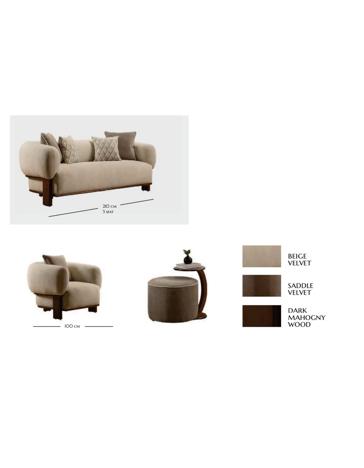 انتريه بيترا كود TH-lounge 7027 _ living room