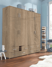 دولاب 2 ضلفة و ادراج 200*40*240سم كود Wardrobe17021 _ دولاب
