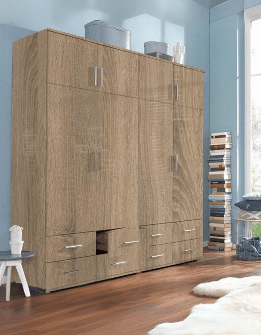 دولاب 2 ضلفة و ادراج 200*40*240سم كود Wardrobe17021 _ دولاب