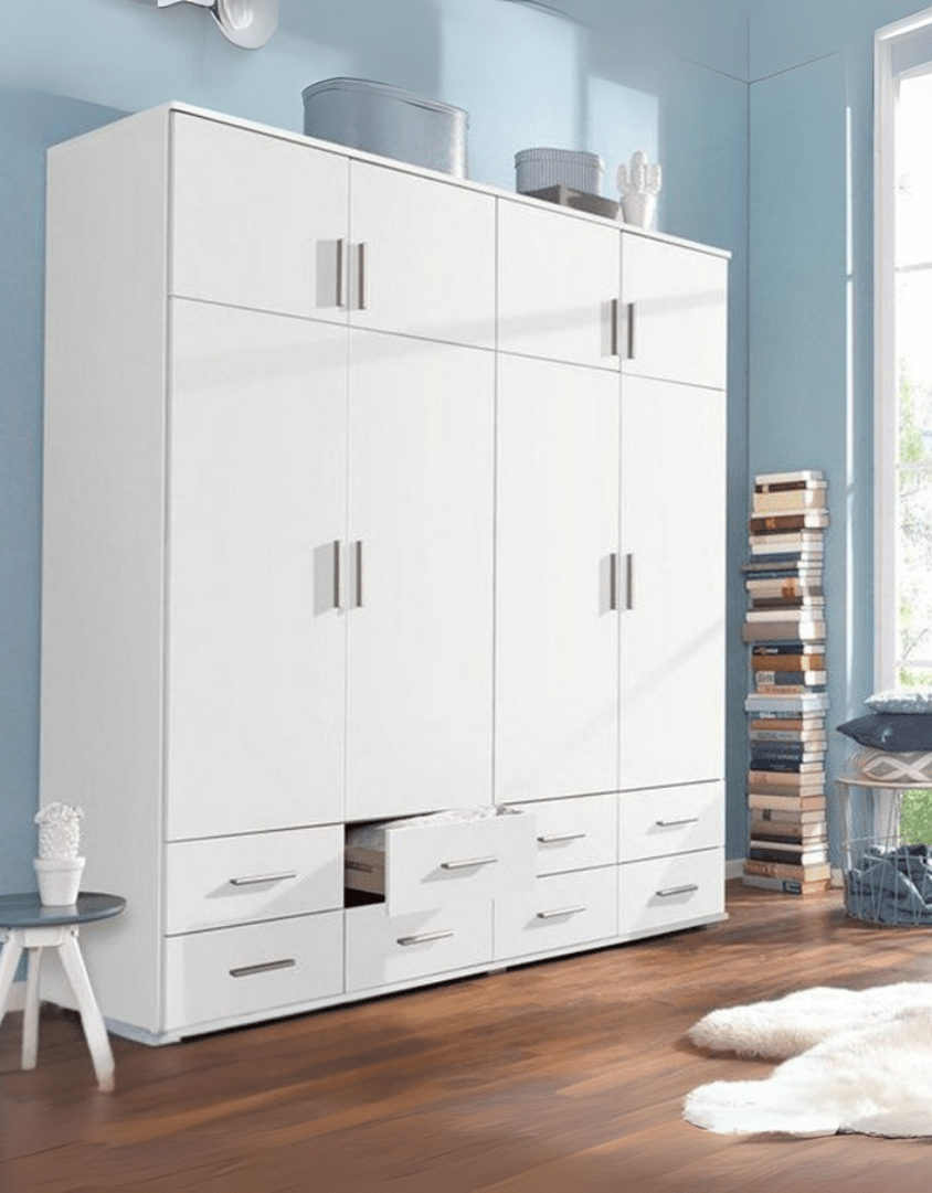 دولاب 2 ضلفة و ادراج 200*40*240سم كود Wardrobe17021 _ دولاب