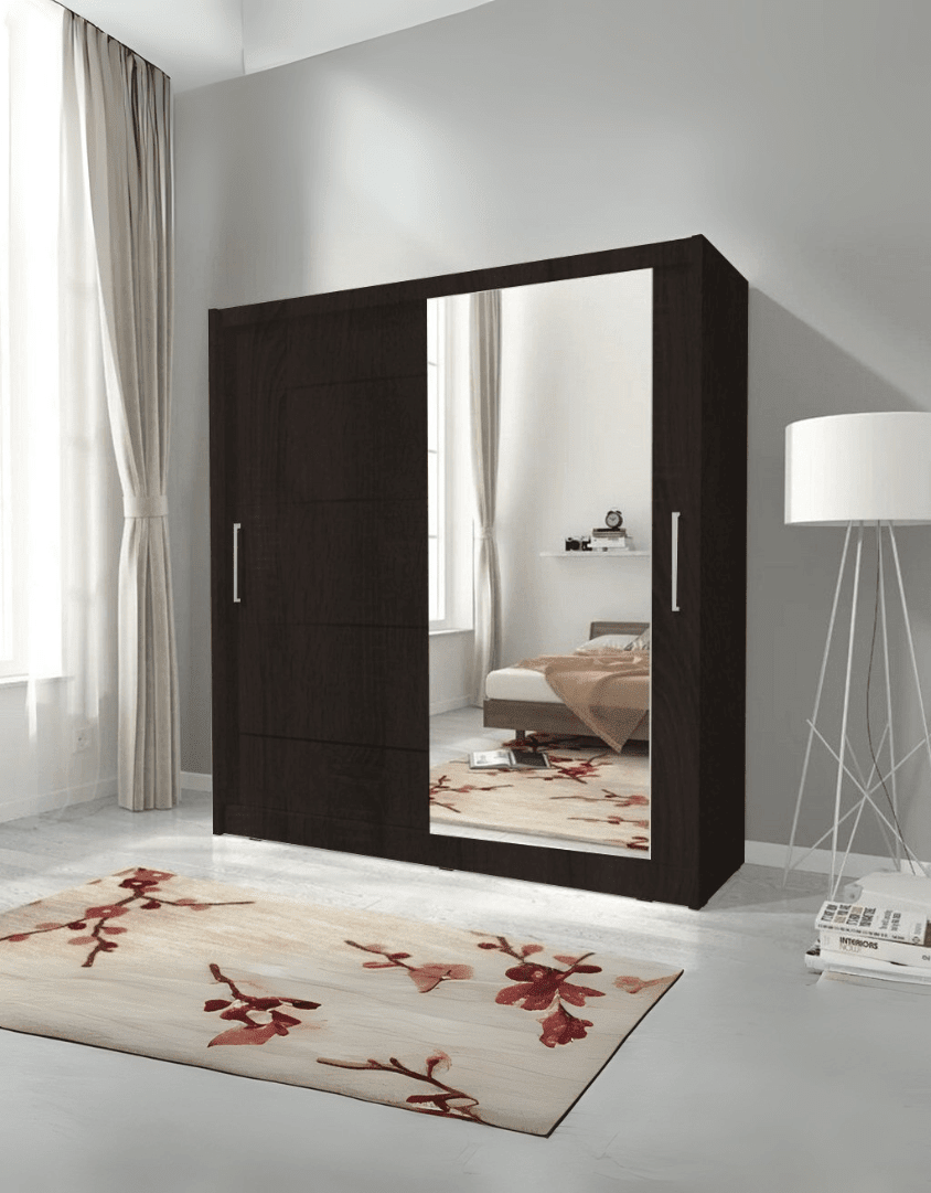 دولاب ام دي اف ضلفتين - 220×120×50 سم كود Wardrobe17000 _ دولاب