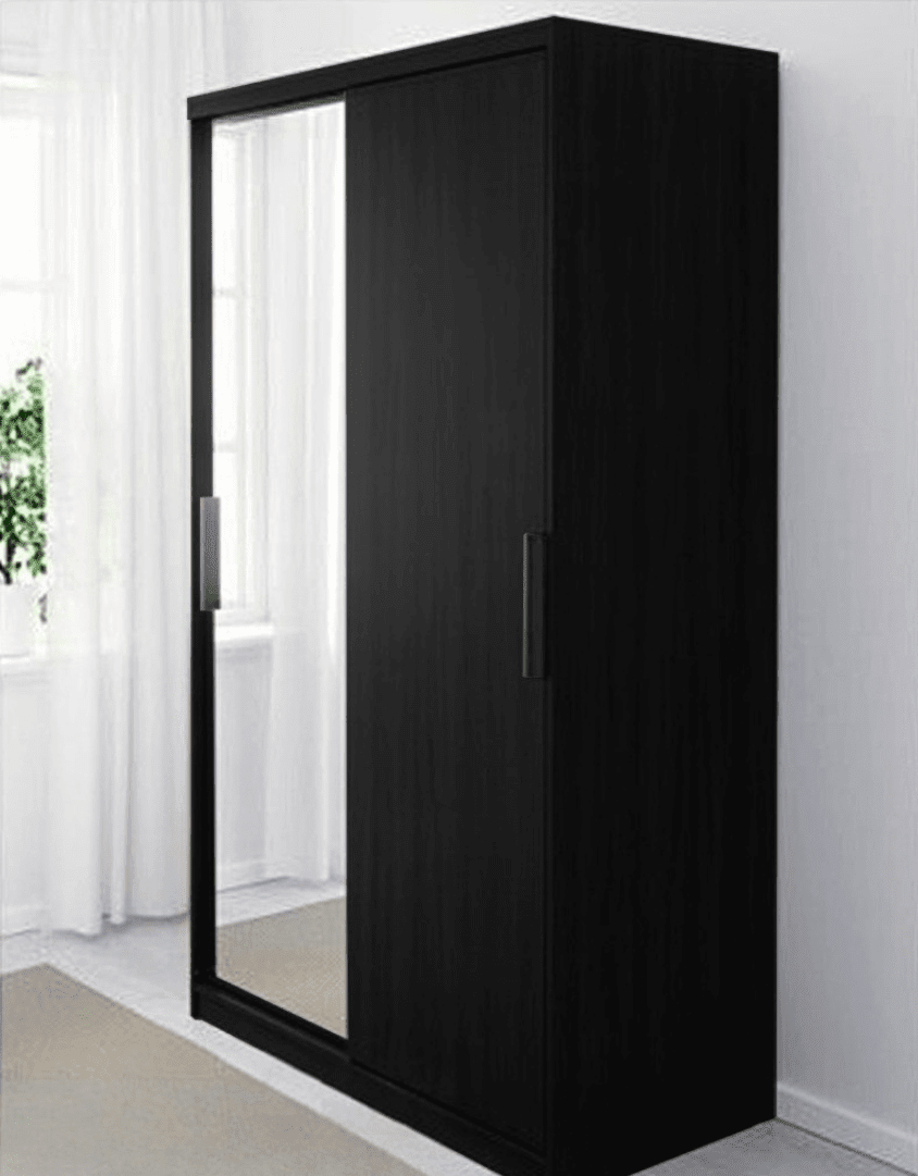 دولاب ام دي اف ضلفتين - 50×195×120 سم كود Wardrobe17022 _ دولاب