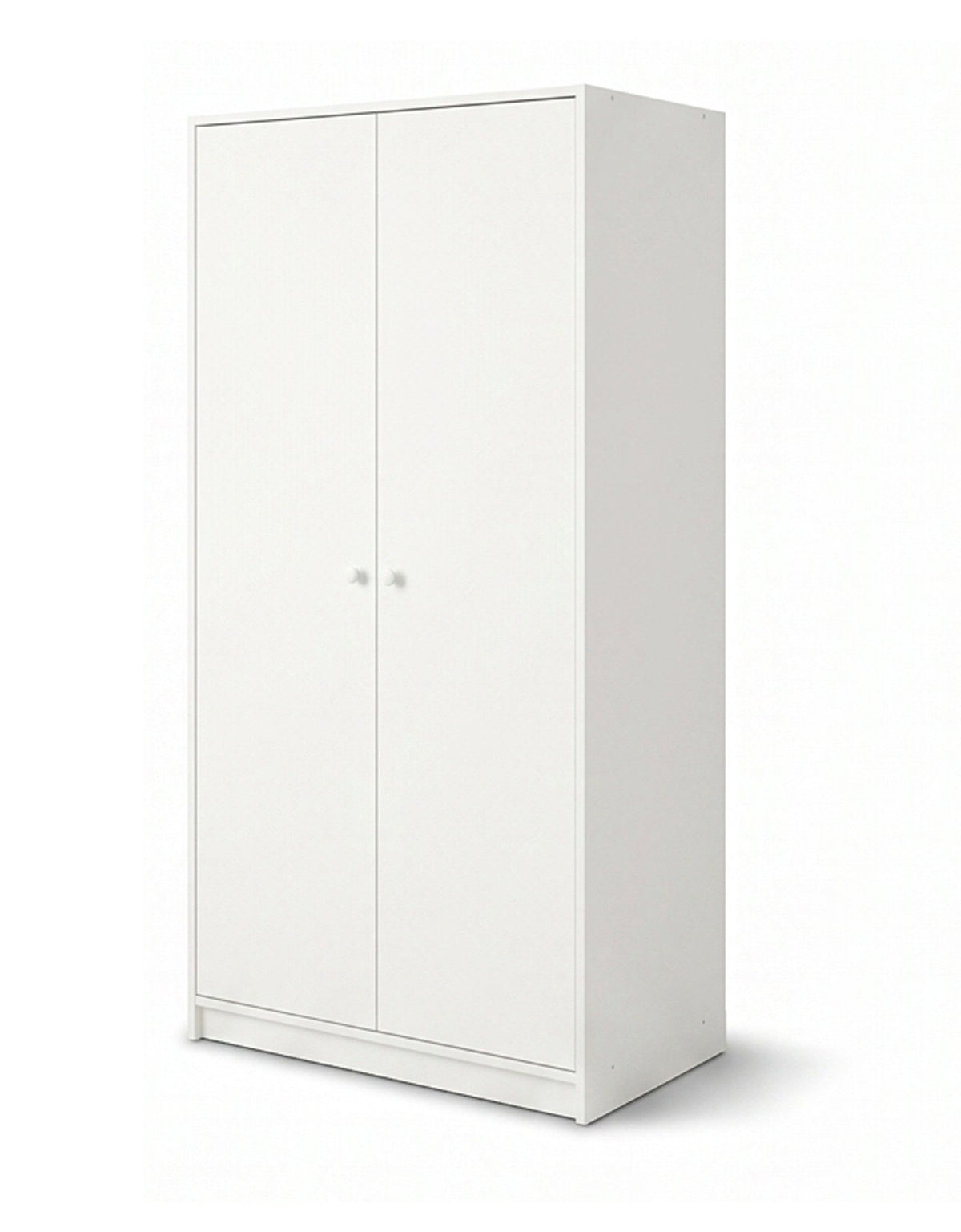 دولاب خشب إتحاد أوربي ضلفة أبيض - 80×40×176 سم كود Wardrobe17006 _ دولاب