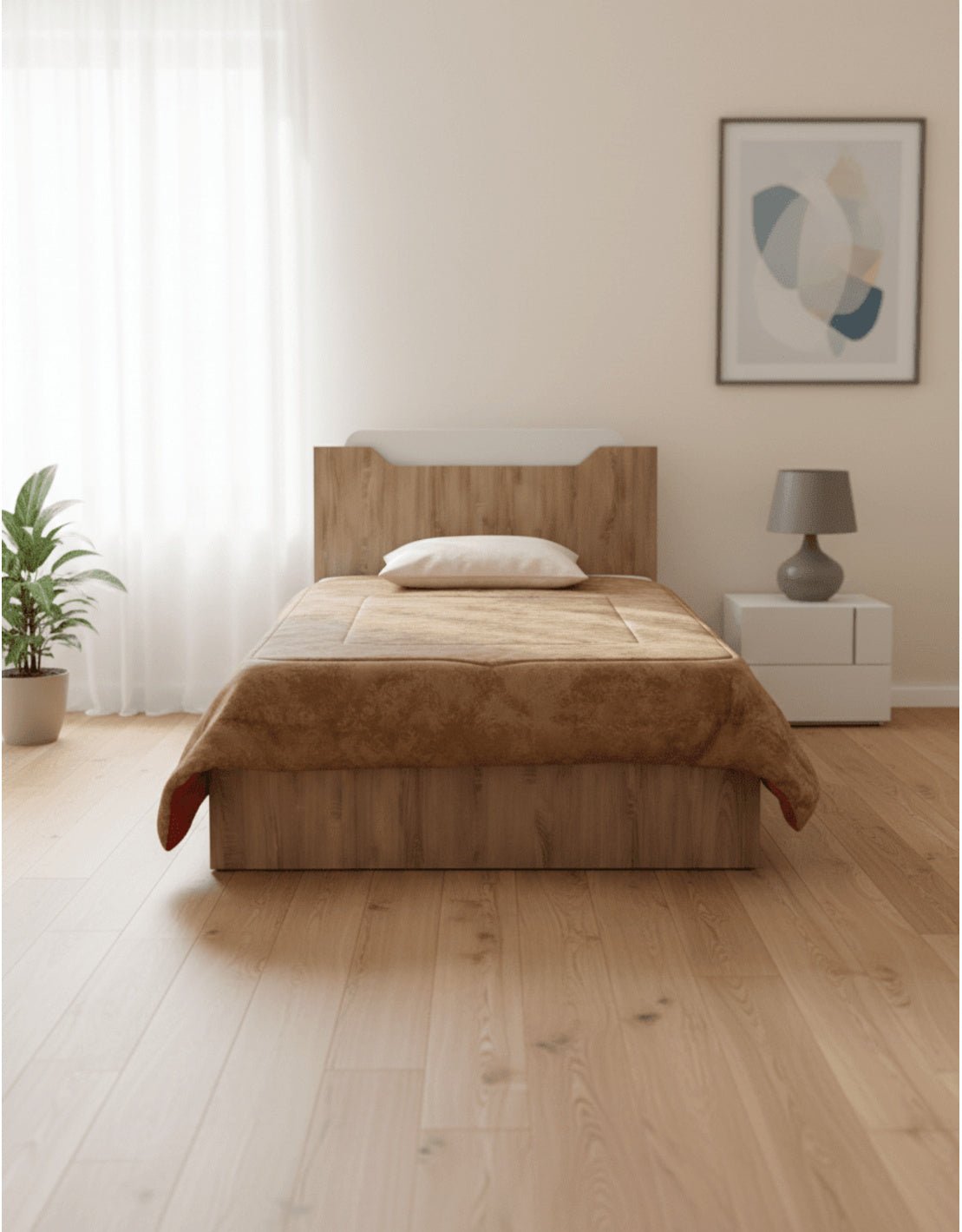 DOM-CLARA- TBR006(BED)- 120 سرير نوم اطفال وشباب - كود _ غرف نوم