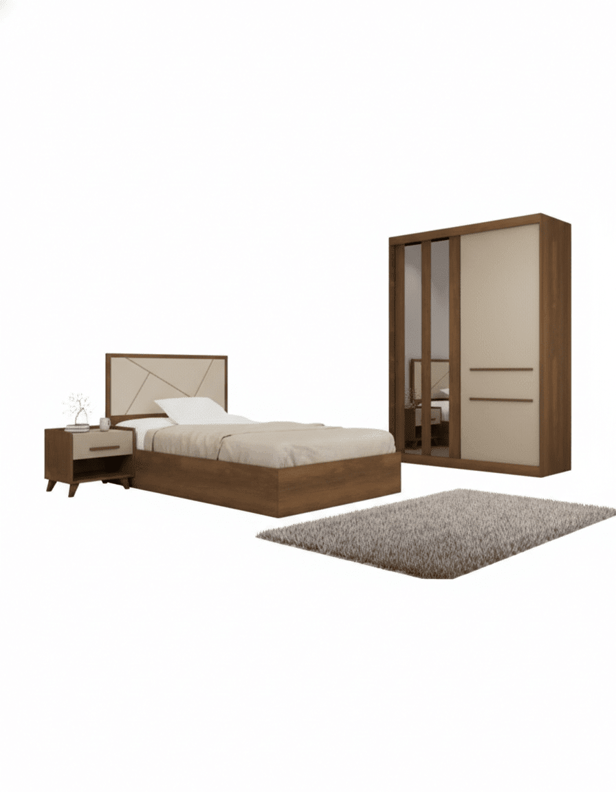DOM-VINICIA- 1BED- TBR003(120) Kids and teens bedrooms code _ bedrooms
