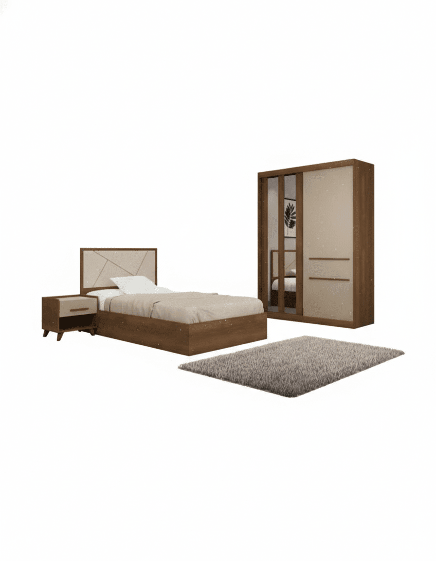 DOM-VINICIA- 1BED- TBR003(120) Kids and teens bedrooms code _ bedrooms