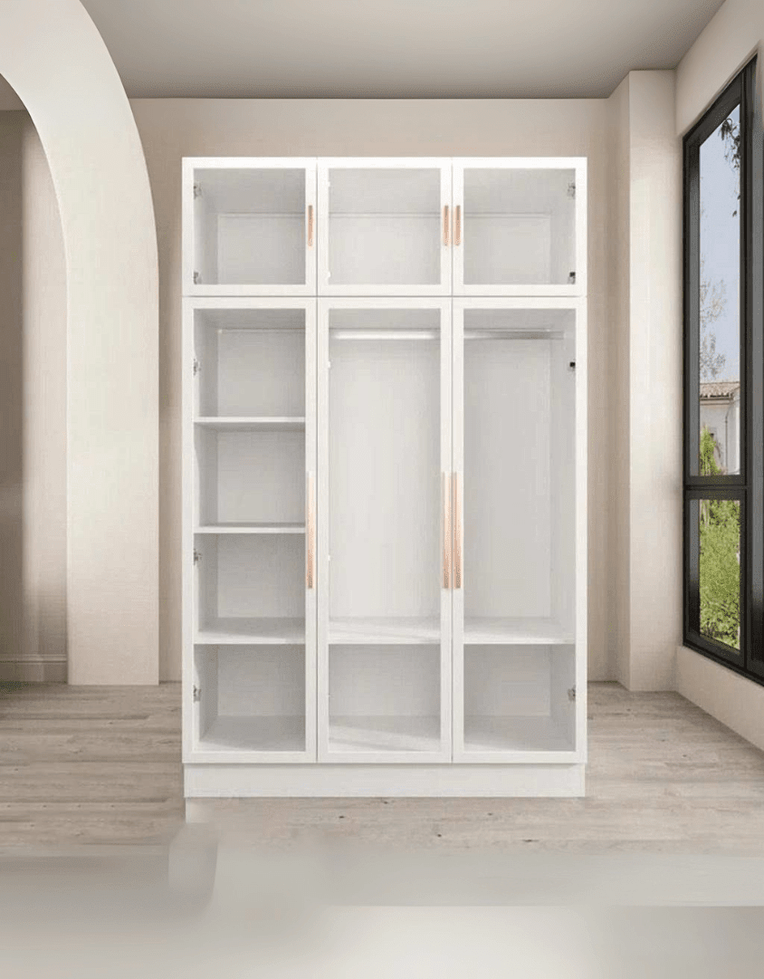 درسينج خشب ام دي اف أبيض - 220×120×50 سم كود Dressing15000