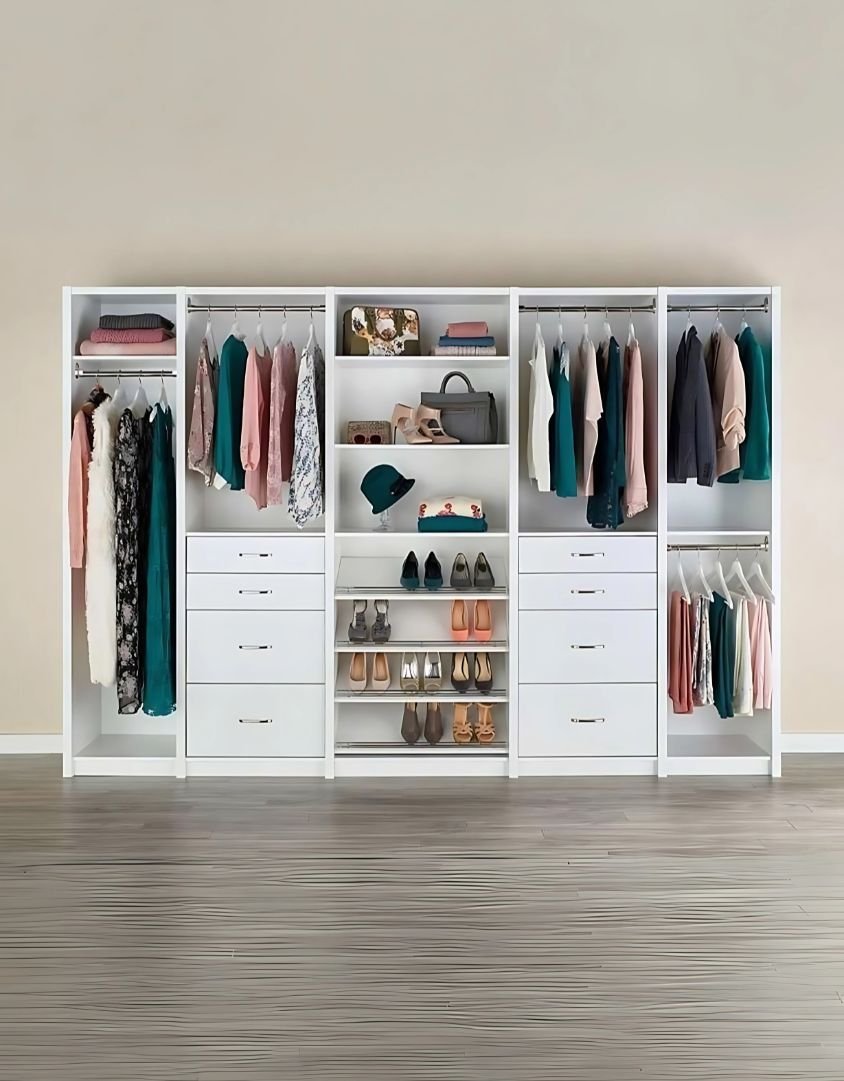 دريسنج ام دى اف أبيض - 200×240×50 سم كود Dressing15007 _ دريسنج