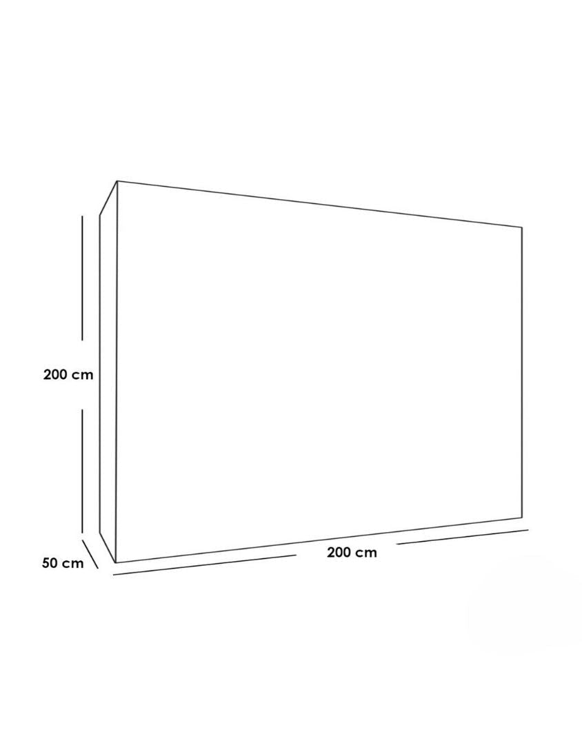 دريسنج خشب ام دى اف بني - 200×50×200 سم كود Dressing15009 _ دريسنج