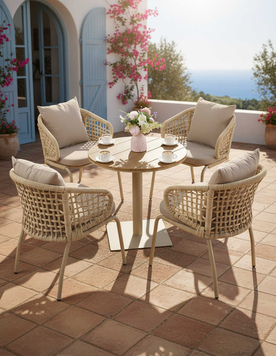 طقم أثاث خارجي- 5قطع كود outdoor4019