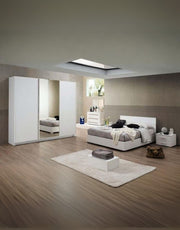 5-piece MDF wood bedroom set - white, code Bedroom12023 _ bedroom