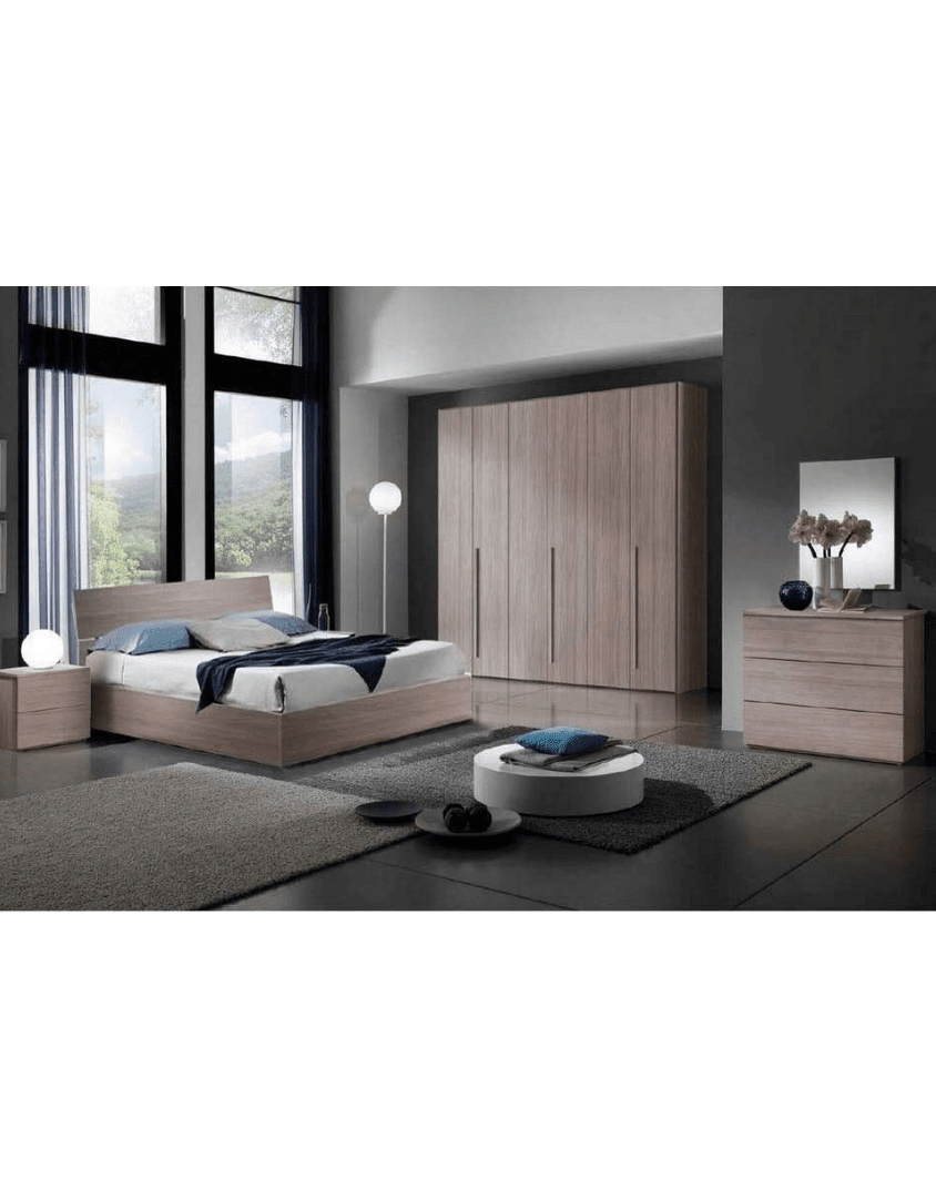 غرفة نوم خشب ام دى اف 5 قطع - بيج كود Bedroom12035 _