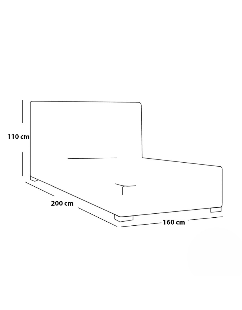 غرفة نوم خشب ام دى اف 5 قطع - بيج كود Bedroom12035 _