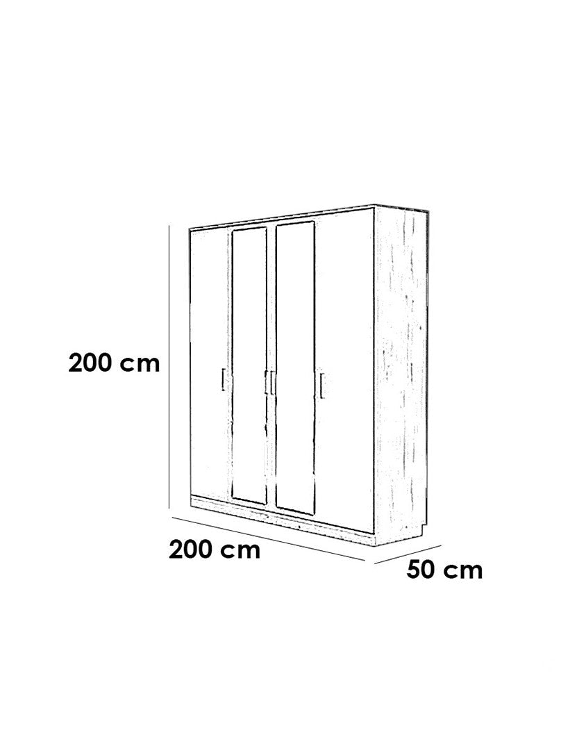 غرفة نوم خشب إتحاد أوربي 4 قطع - بيج كود Bedroom12013 _ غرفة نوم