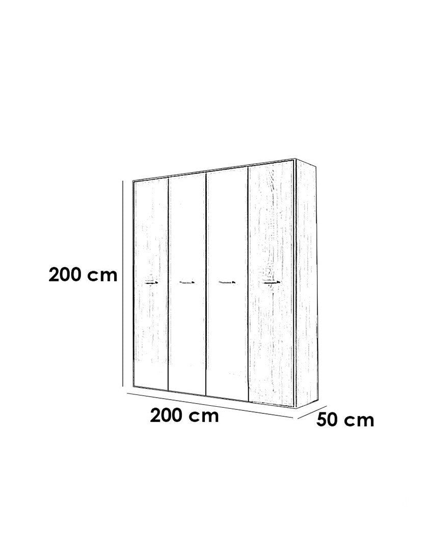 غرفة نوم خشب إتحاد أوربي 5 قطع - بيج و ابيض كود Bedroom12016 _ غرفة نوم