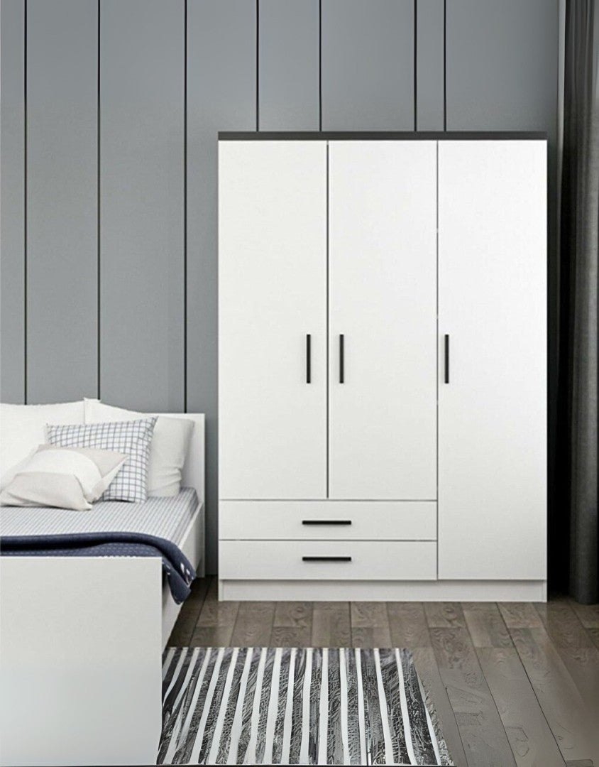 غرفه اطفال خشب ام دي اف 3 قطع - أبيض كود Bedroom12000 _ غرفة نوم