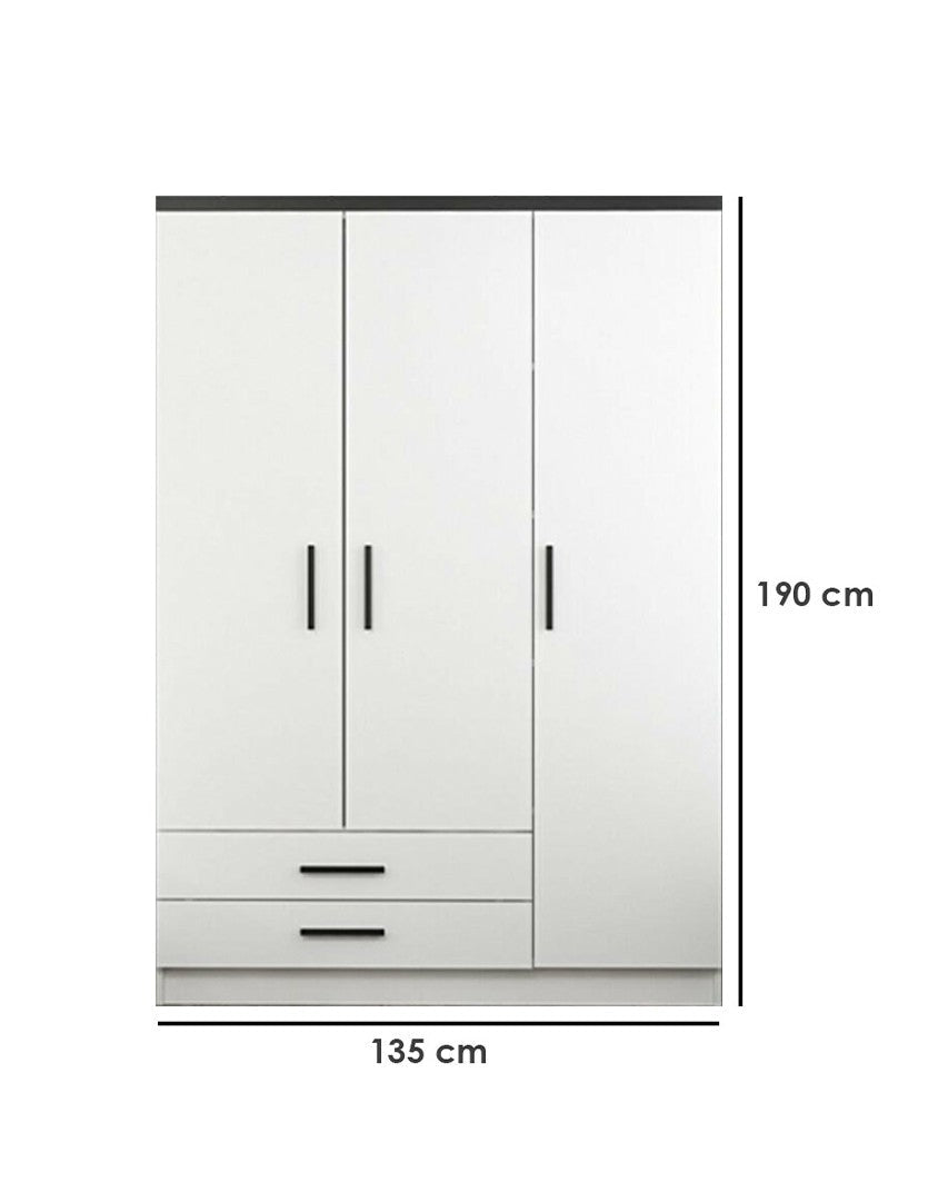غرفه اطفال خشب ام دي اف 3 قطع - أبيض كود Bedroom12000 _ غرفة نوم