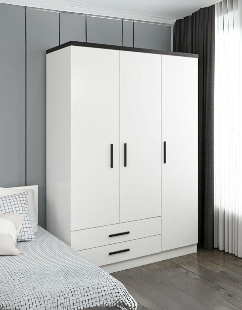 غرفه اطفال خشب ام دي اف 3 قطع - أبيض كود Bedroom12000 _ غرفة نوم