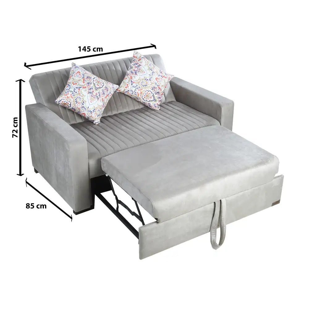 Dora Amza Silver sofa bed - furniture _ sofa bed