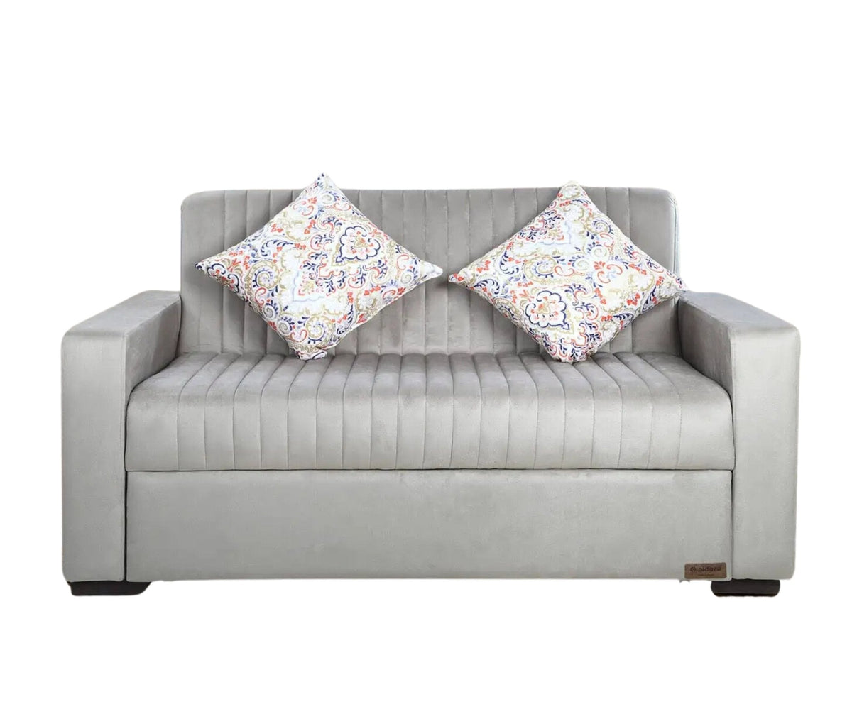 كنبة سرير الدورا امزا سيلفر - اثاث _ sofa bed