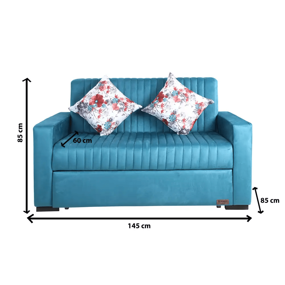 كنبة سرير الدورا امزا تركواز - اثاث _ sofa bed