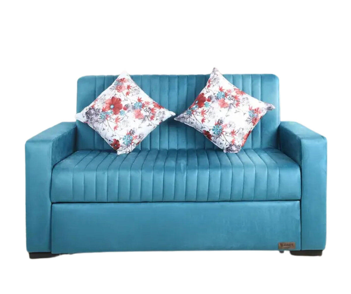كنبة سرير الدورا امزا تركواز - اثاث _ sofa bed